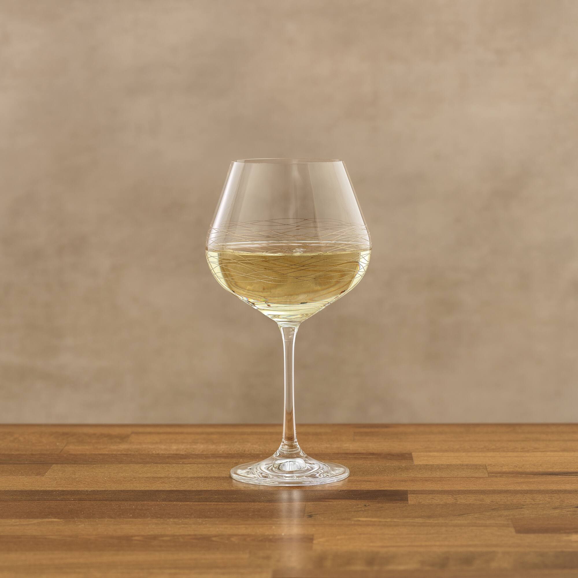 JoyJolt® Golden Royale 21oz. Crystal Round Red Wine Goblets, 2ct.